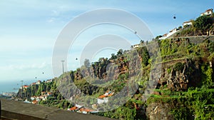 Funchal. Cable car. (Madeira, Portugal)